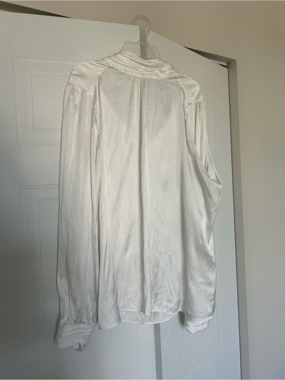 Zara Basic Chic satin blouse